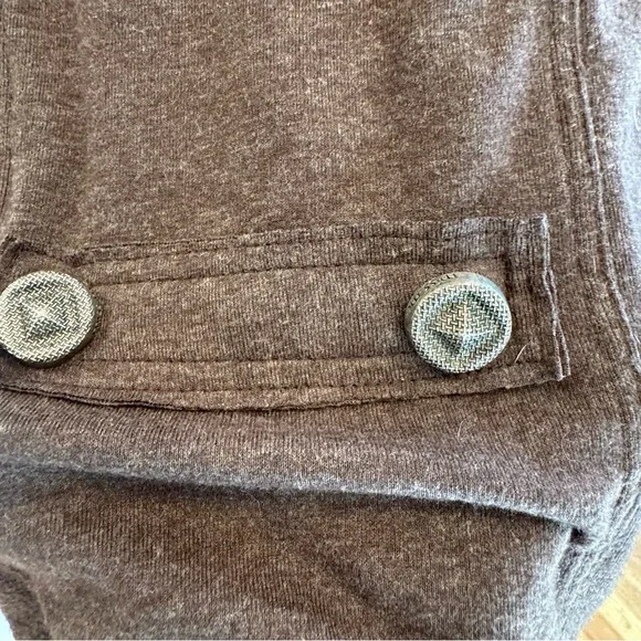 Y2K Miss Me Dark Plum Rhinestone Military Inspired Size M Zip Hoodie Bomber - Picture 6 of 6